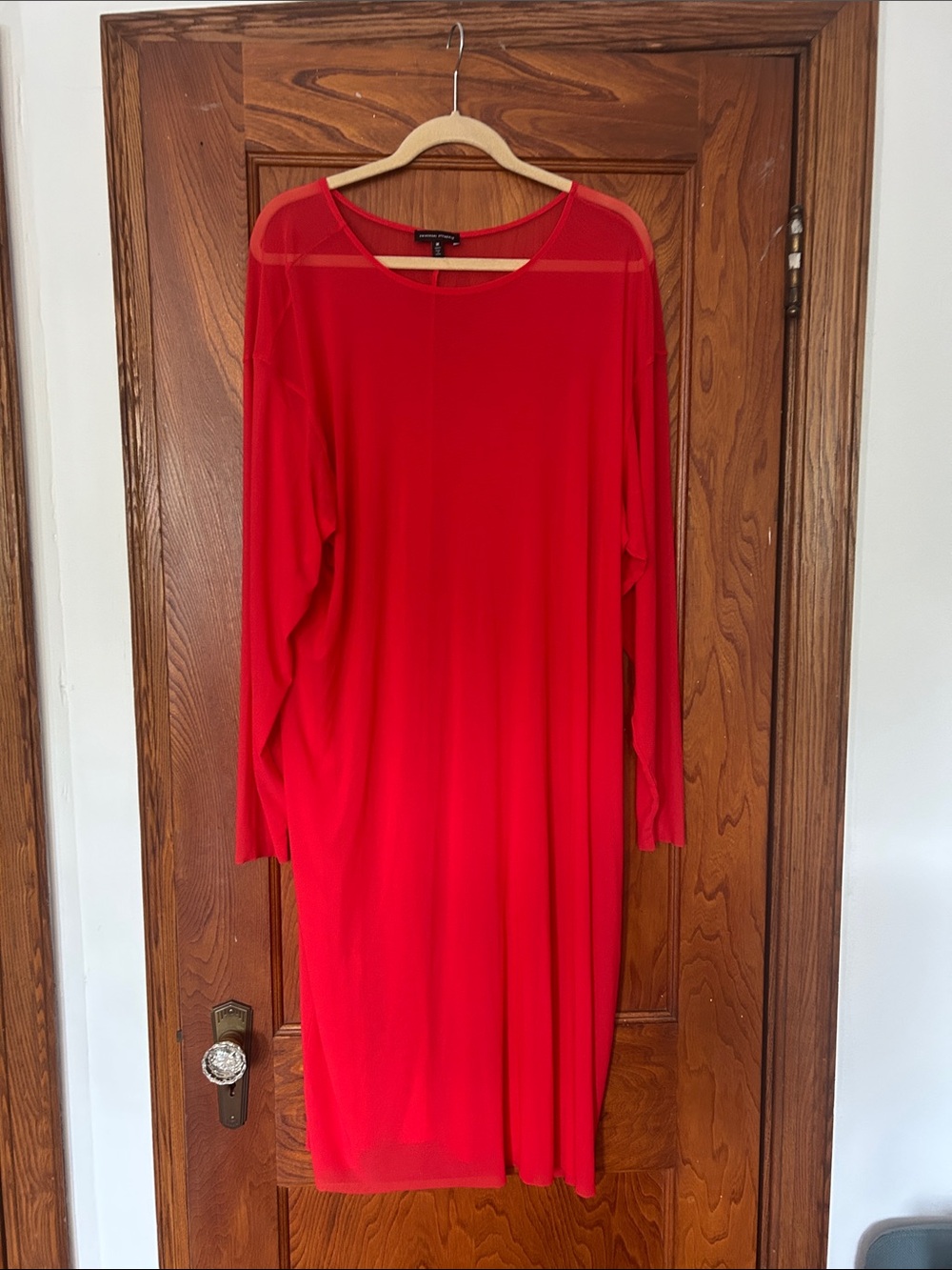 Universal Standard Thames Fog Mesh Dress